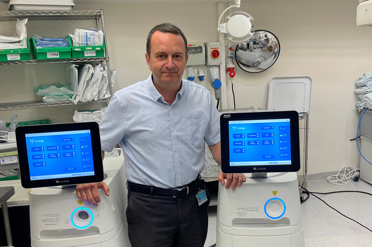 Professor Mordechai Duvdevani, Deputy Director of Urology and Director of Endo-Urology at Hadassah Ein Kerem Hospital and Secretary General of the Israeli Urological Association